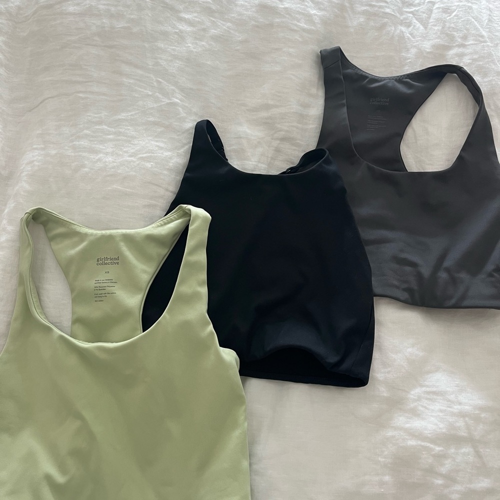 Bundle of Girlfriend Collective Sports Bras XS